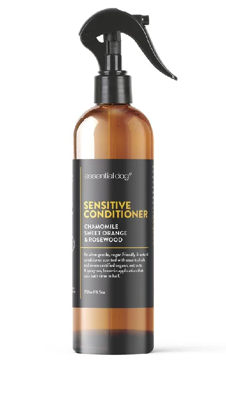 best oil for hair growth and thickness treatment -Essential Dog Sensitive Conditioner Chamomile & Rosewood 250ml