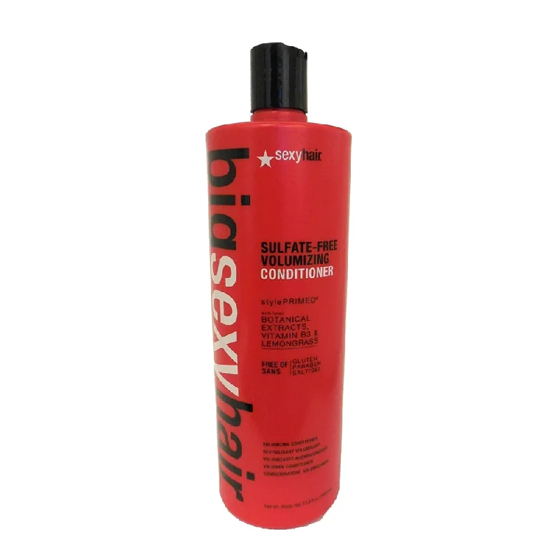 how to stop hair from breaking during brushing -Big Sexy Sulfate Free Volumizing Conditioner 33.8 oz