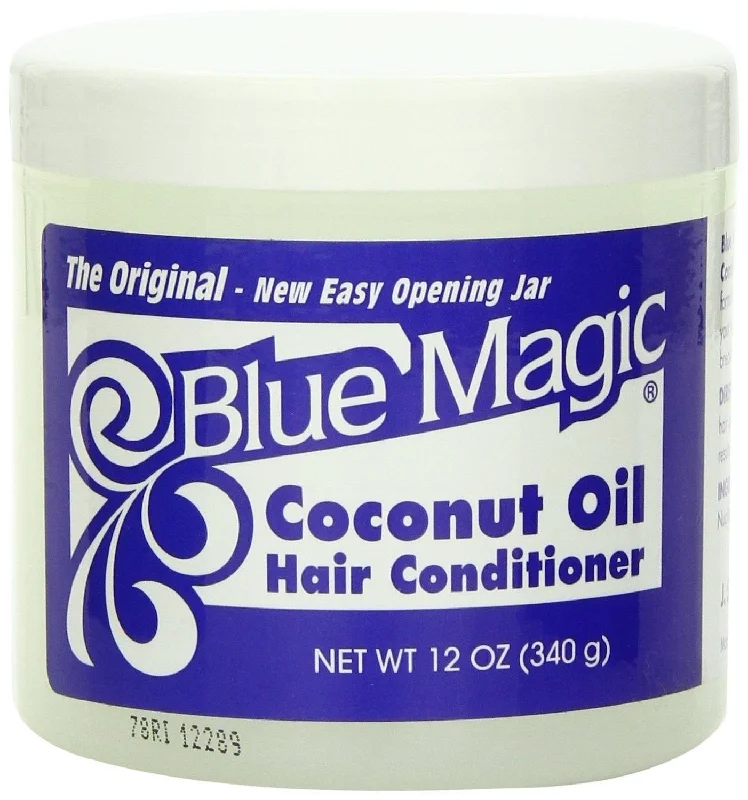 hair care tips for men with short, textured hair -Blue Magic Coconut Oil Hair Conditioner 12oz