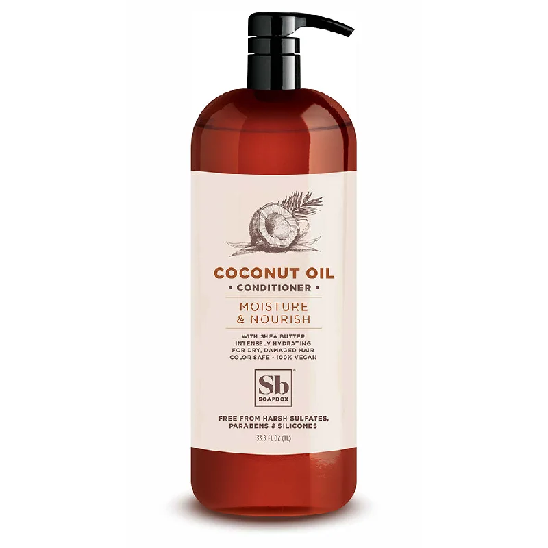 how to fix hair thinning from hormone imbalance -Coconut & Shea Deep Moisture Conditioner - 1 Liter