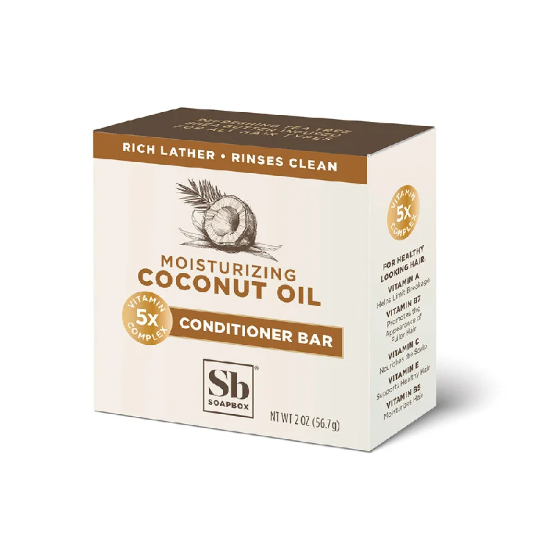 how to strengthen weak hair from the roots -Coconut Oil Moisturizing Conditioner Bar