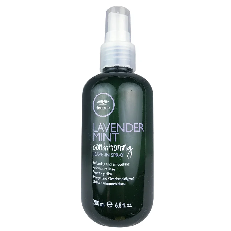 hair care routine for curly, textured hair -Paul Mitchell Tea Tree Lavender Mint Conditioning Leave In Spray for Hair 6.7 OZ