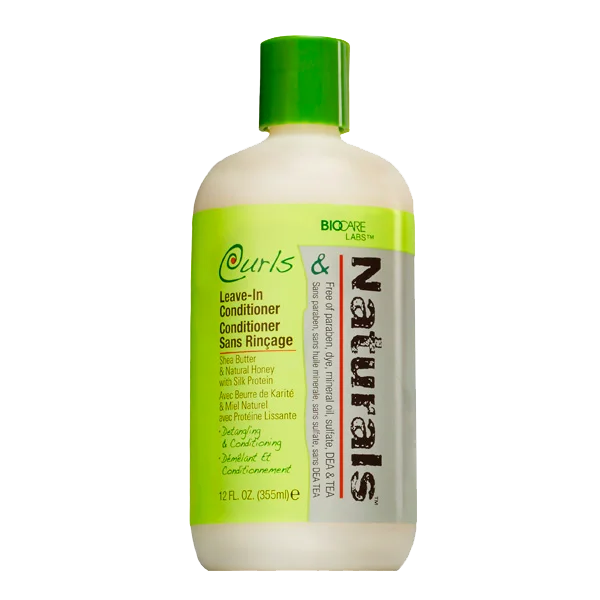 best shampoo for reducing hair shedding -Curls & Naturals Leave-In Conditioner