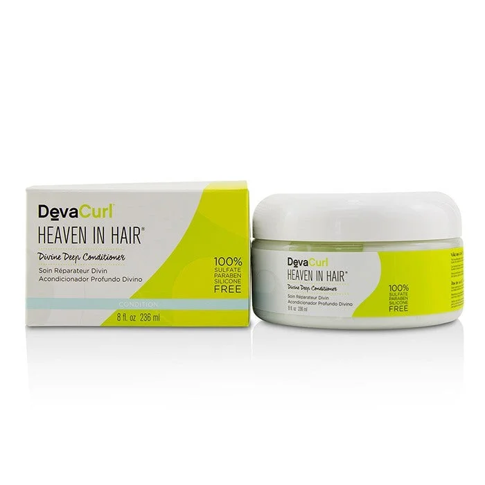 how to treat dry scalp and flaky skin -DevaCurl Heaven In Hair (Divine Deep Conditioner - For All Curl Types) 236ml/8oz