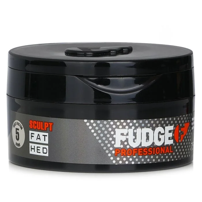 how to reduce scalp buildup from hair products -Fudge Fat Hed (Firm Hold Lightweight Texture Paste) 75g/2.64oz