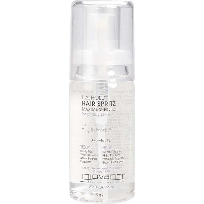 nourishing hair masks for moisturizing dry ends -Giovanni Hair Spritz Maximum Hold L.A. Hold 65ml