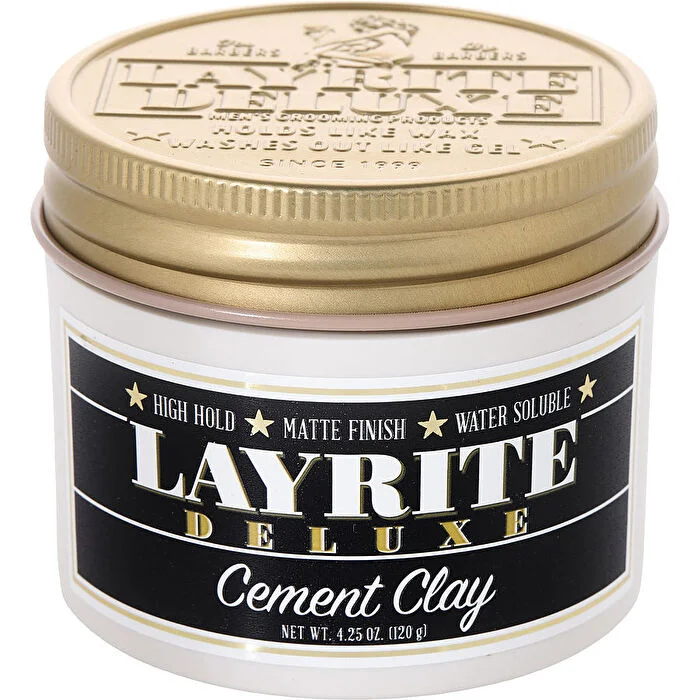 how to protect hair from chlorine damage at pool -Layrite Cement Hair Clay 125ml/4.25oz