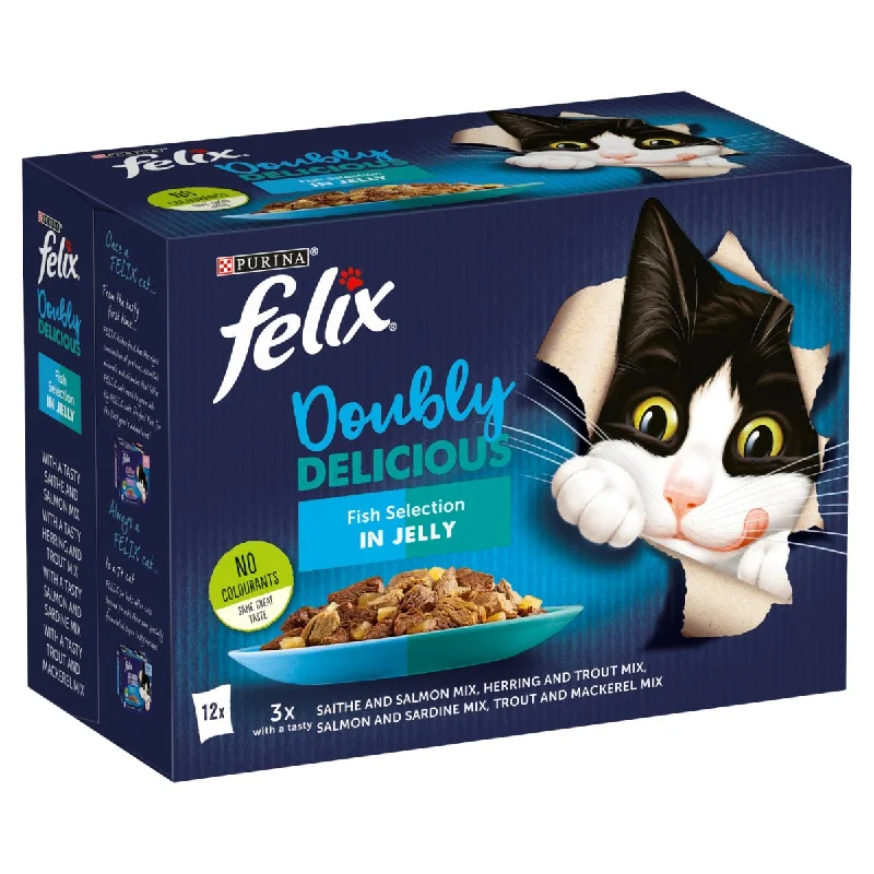 Felix As Good As It Gets 12pk Doubly Delicious Fish