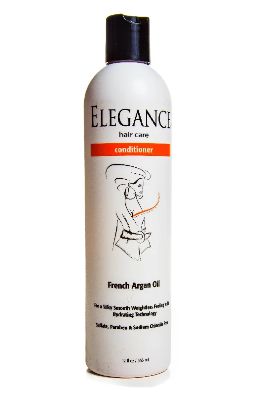 how to hydrate dry hair without weighing it down -French Argan Oil Conditioner 12 oz.