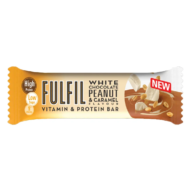 Fulfil White Chocolate Peanut Caramel Vitamin Protein Bar