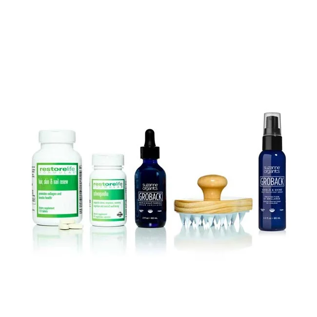 how to reduce scalp buildup from hair products -GROBACK 5-Piece Ultimate Kit