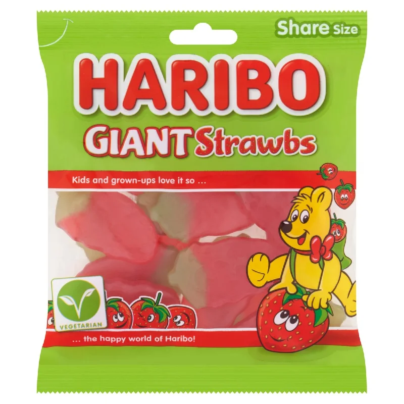 Haribo Giant Strawbs 175g