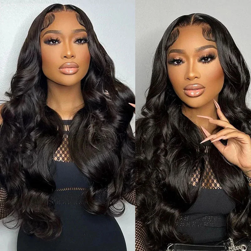 wigs for special occasions like weddings and galas-KIARA - Body Wave HD 5x5 6x6 7x7 Closure Wig Virgin Hair Glueless Wig