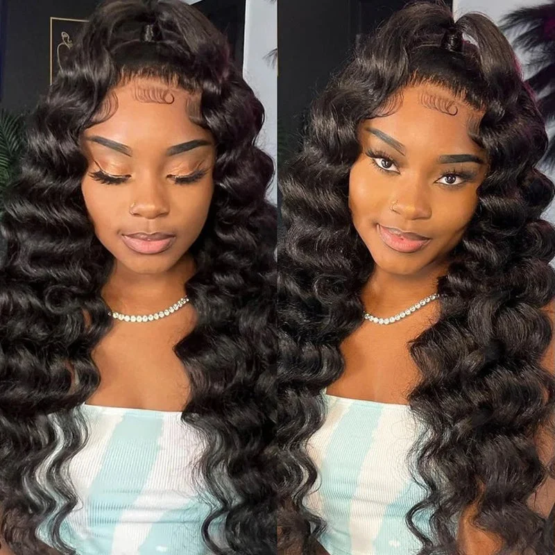 trendy wigs for creative styling options-CHLOE - Deep Wave HD 5x5 6x6 7x7 Closure Wig Virgin Hair Glueless Wig