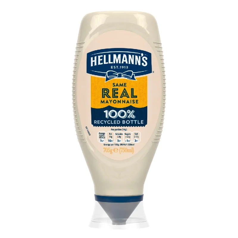 Hellmanns Real Mayonnaise 750ml Squeezy