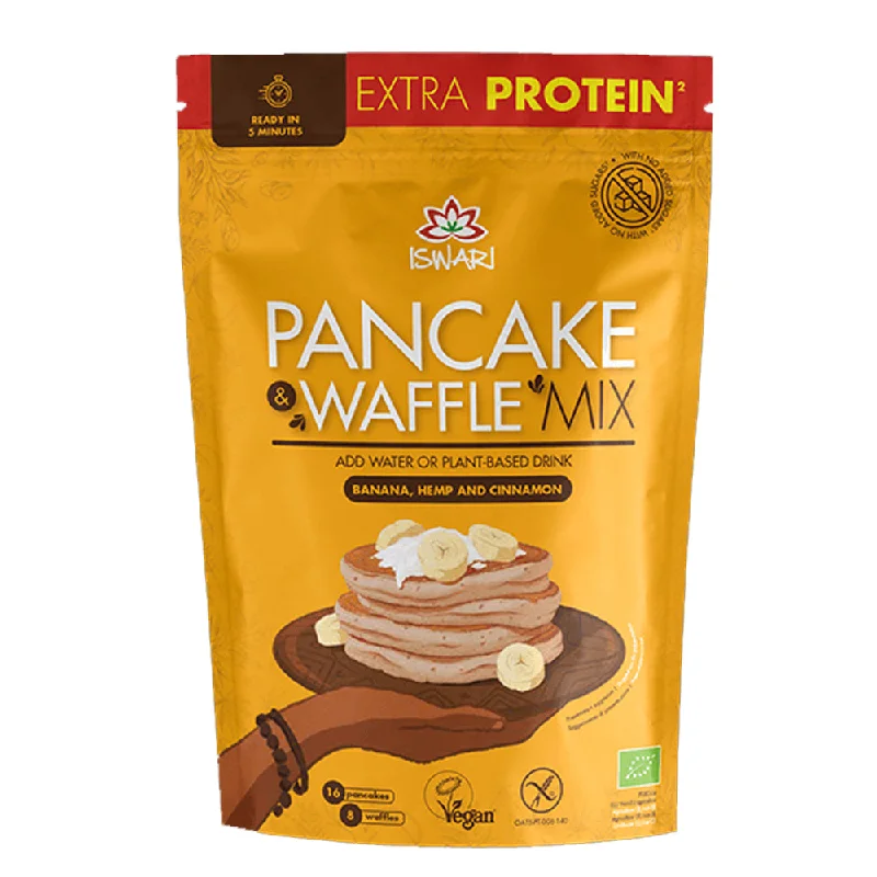 Iswari Pancake & Waffle Mix - Banana, Hemp and Cinnamon