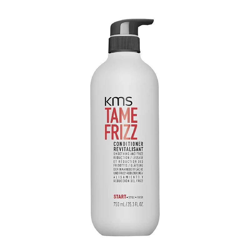 hair care routine for curly, textured hair -KMS Tame Frizz Conditioner (Anti-Frizz) for Unisex 25.3 oz