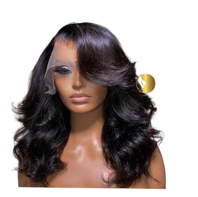 wigs for enhancing natural beauty-Loose Curly Lace Frontal Wigs