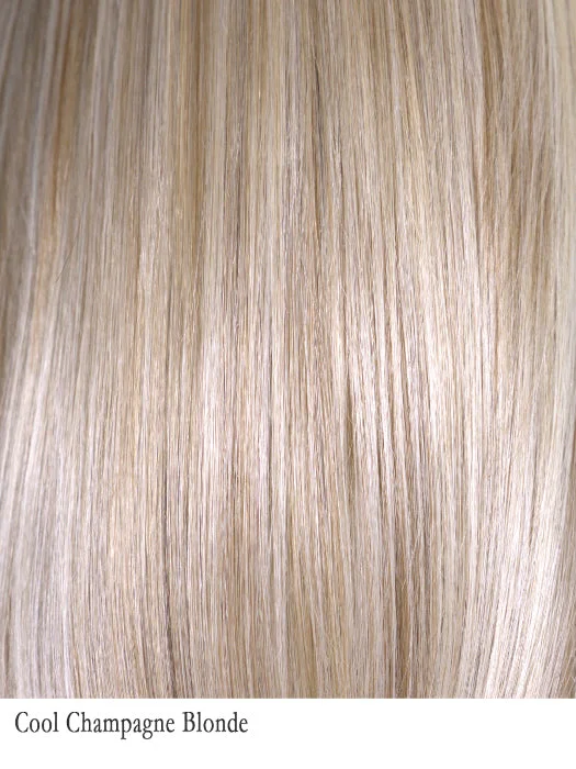 Cool Champagne Blonde | 10/16/1988 | Medium Ash Blonde with Champagne and Cream Soda Blonde and Cool Blonde with Platinum highlights. Unrooted.