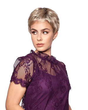 wigs for special occasions like weddings and galas-Monica Petite BA535 by WigPro | V Mono Top