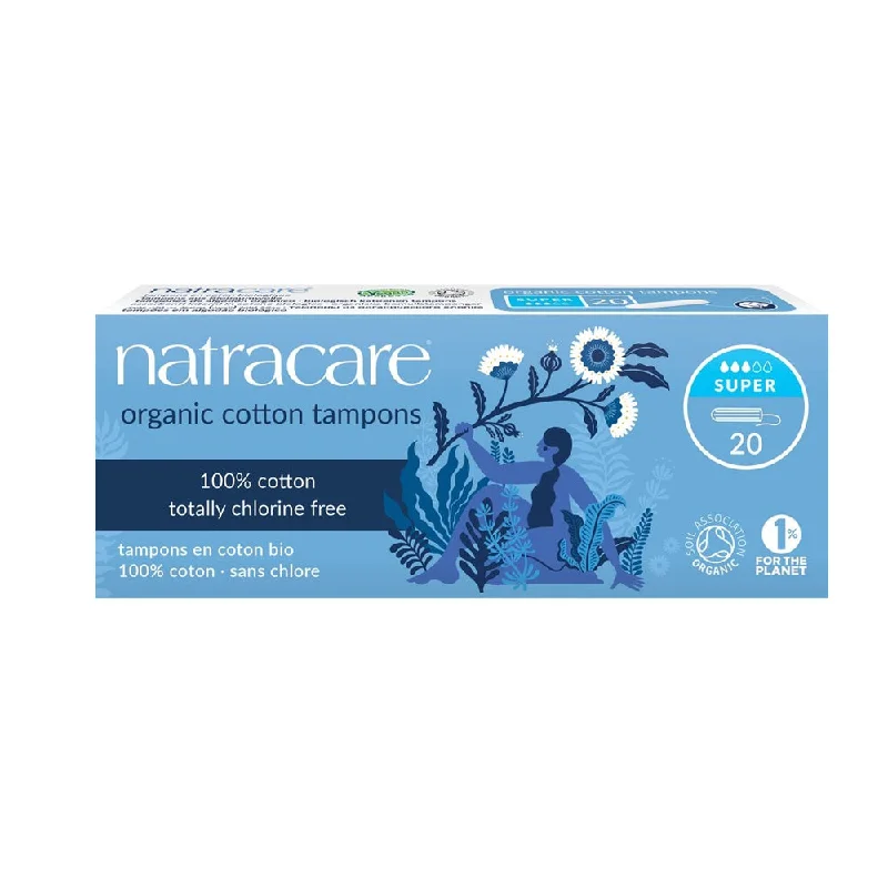 Natracare Super Non-Applicator Organic Cotton Tampons