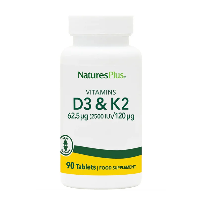 Nature's Plus Vitamins D3 & K2 2500IU