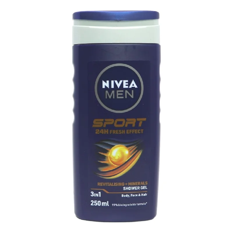 Nivea Shower 250ml For Men Sport