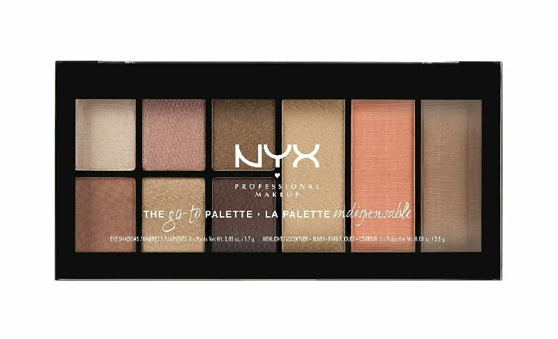 NYX PROFESSIONAL MAKEUP Go-to Palette, 0.54 Ounce  Choose Color