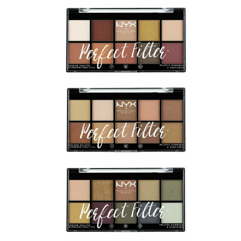 NYX PROFESSIONAL MAKEUP Perfect Filter Shadow Palette Ultimate Eyeshadow Kit