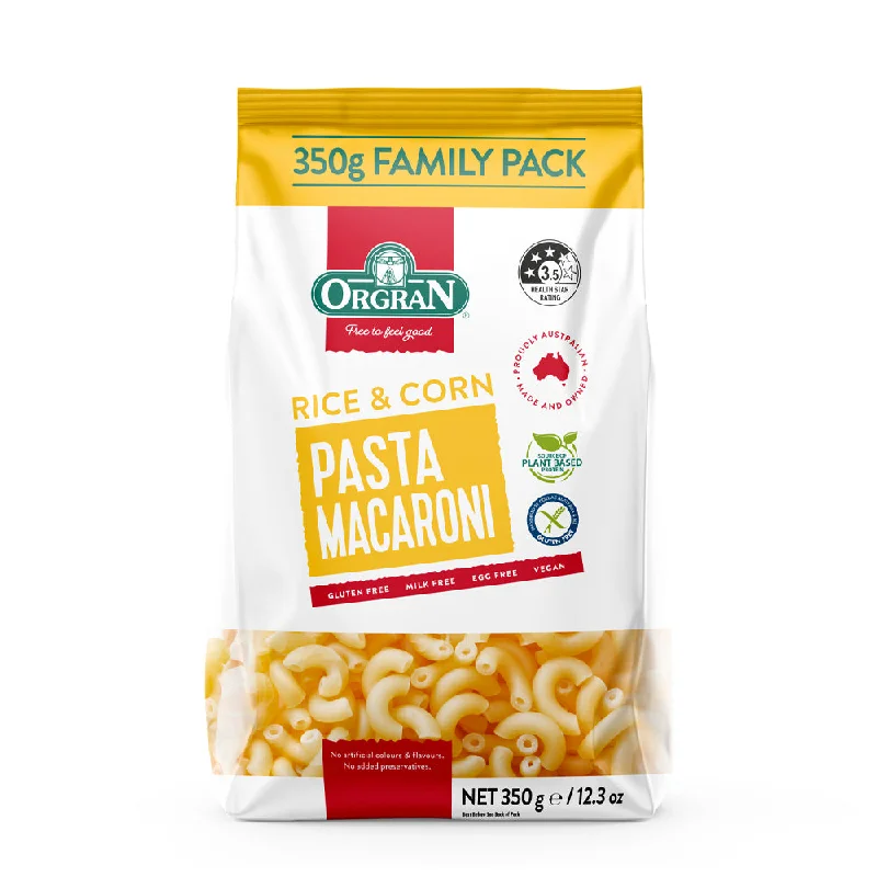 Orgran Rice & Corn Pasta Macaroni