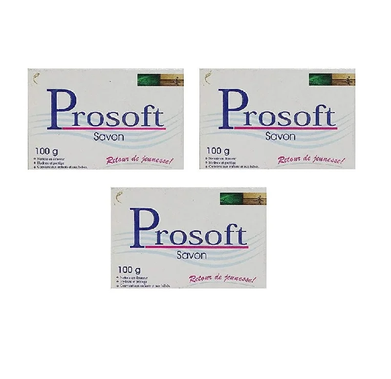 Prosoft Soap 100GM, PACK OF 3