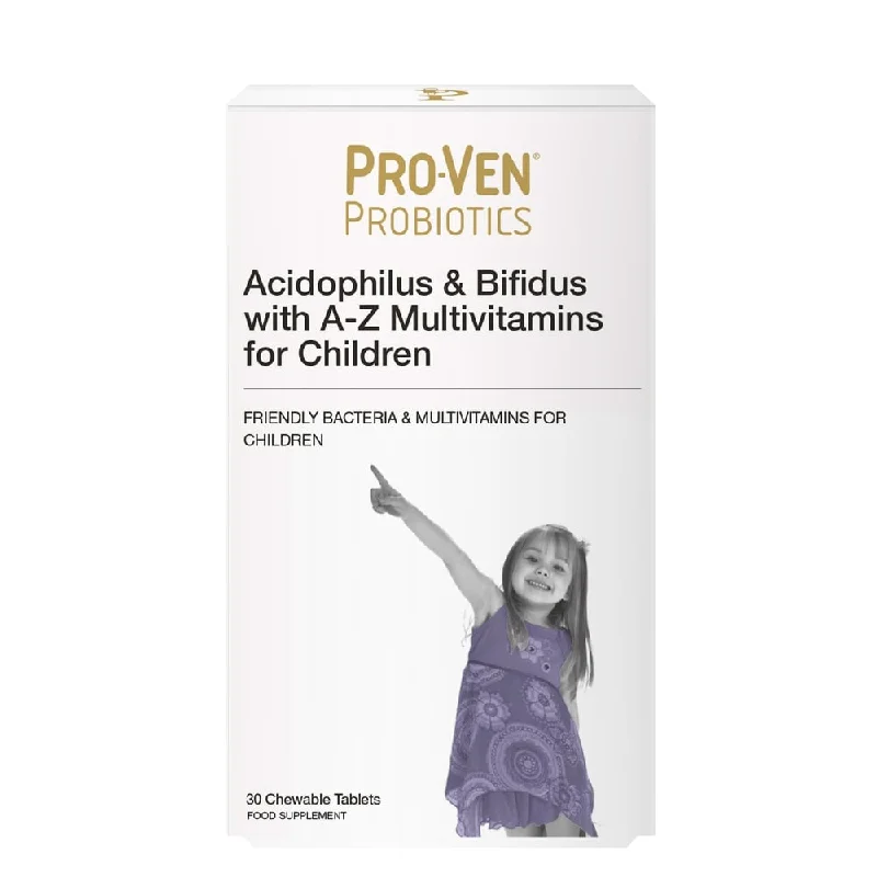 Proven Probiotics Acidophilus & Bifidus with A-Z Multivitamins for Children