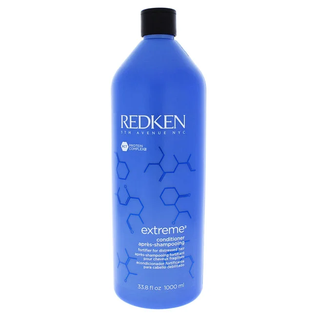 how to get smooth hair naturally without heat -Redken Extreme Conditioner by Redken for Unisex - 33.8 oz Conditioner