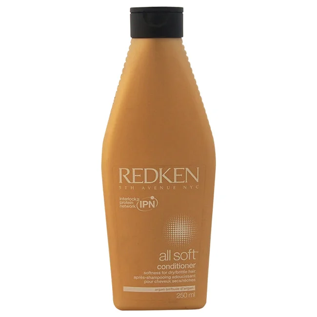 best products for taming curly hair frizz -Redken All Soft Conditioner by Redken for Unisex - 8.5 oz Conditioner