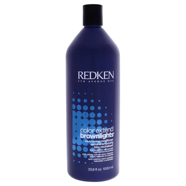 how to prevent split ends without trimming hair -Redken Color Extend Brownlights Blue Toning Conditioner by Redken for Unisex - 33.8 oz Conditioner