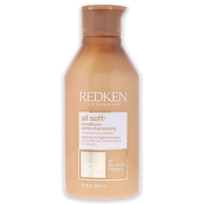 how to strengthen fine hair with natural treatments -Redken All Soft Conditioner-NP by Redken for Unisex - 10.1 oz Conditioner