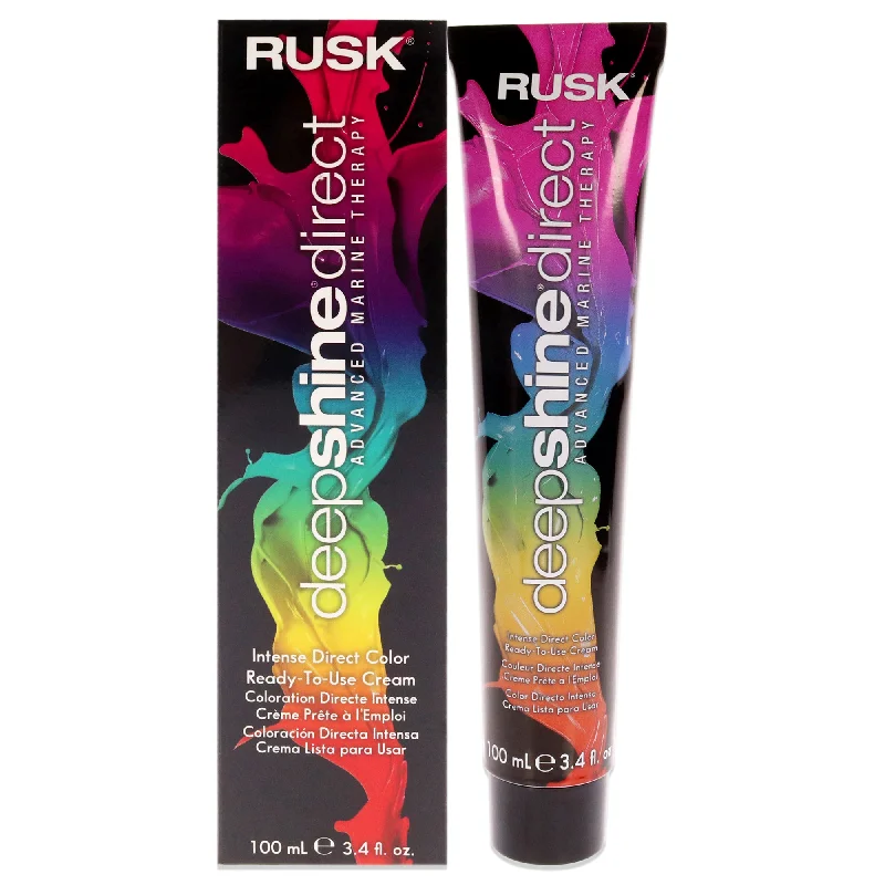 nourishing oils for frizzy, unmanageable hair -Rusk Deepshine Intense Direct Color - Purple by Rusk for Unisex - 3.4 oz Hair Color