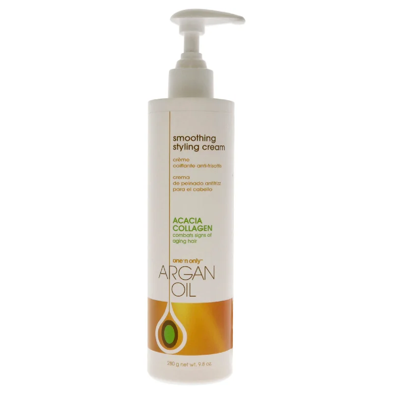 best hair care products for managing hair volume -One n Only Argan Oil Smoothing Styling Cream by One n Only for Unisex - 9.8 oz Cream