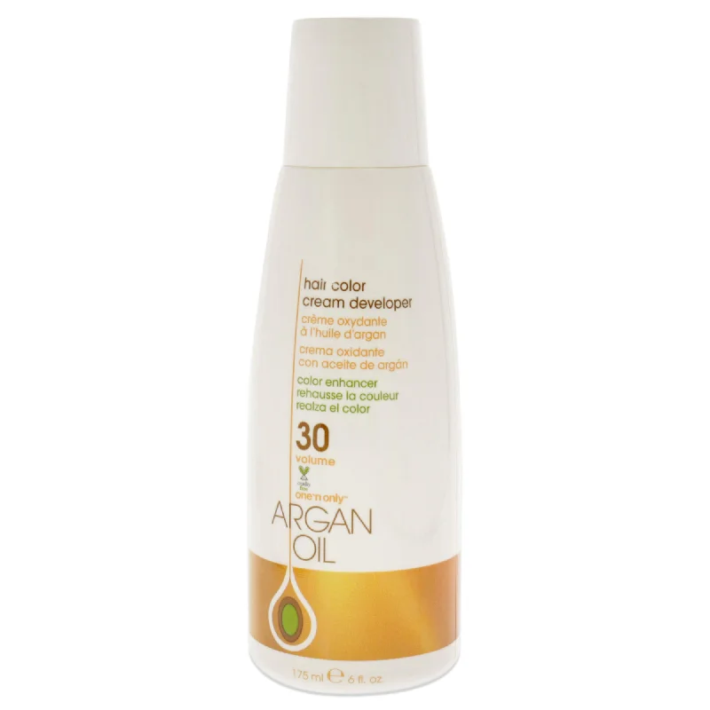 tips for keeping your scalp healthy and balanced -One n Only Argan Oil Hair Color Cream Developer - 30 Volume by One n Only for Unisex - 6 oz Lightener