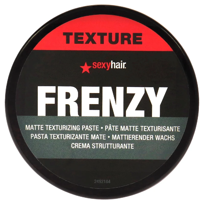 hair care products for curly hair frizz control -Sexy Hair Style Sexy Hair Frenzy Matte Texturizing Paste by Sexy Hair for Unisex - 2.5 oz Paste