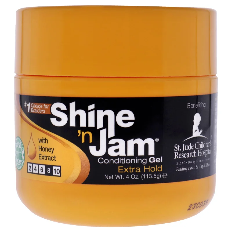 how to fix over-processed hair without cutting it -Ampro Shine-n-Jam Extra Hold by Ampro for Women - 4 oz Gel