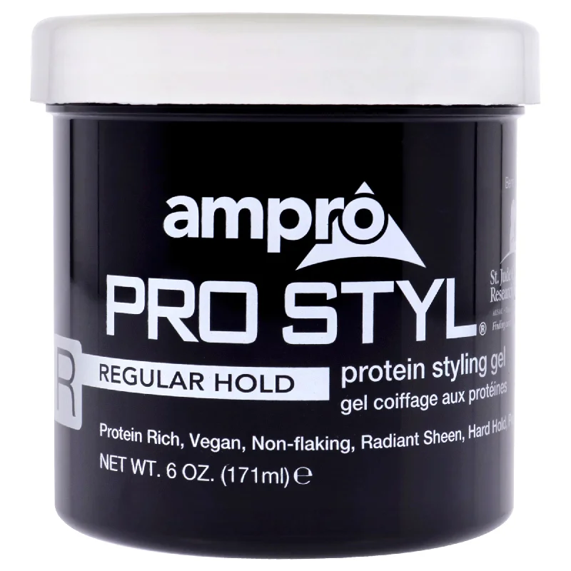 how to keep hair healthy while using heat tools -Ampro Pro Styl Protein Styling Gel - Regular Hold by Ampro for Women - 6 oz Gel