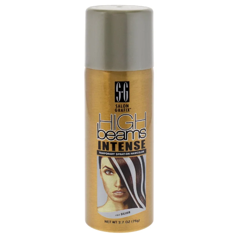 deep hydration treatments for dry and damaged hair -Salon Grafix High Beams Intense Temporary Spray - 60 Silver by Salon Grafix for Unisex - 2.7 oz Hair Color