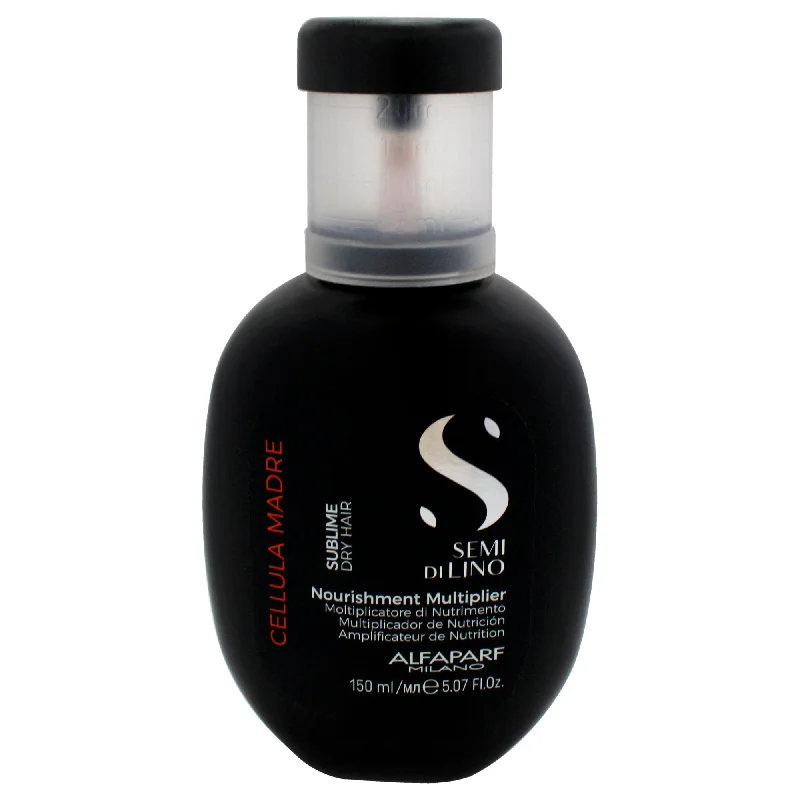 nourishing treatments for dry scalp and hair -Alfaparf Milano Semi Di Lino Sublime Cellula Madre Nourishing Multiplier by Alfaparf Milano for Unisex - 5.07 oz Treatment