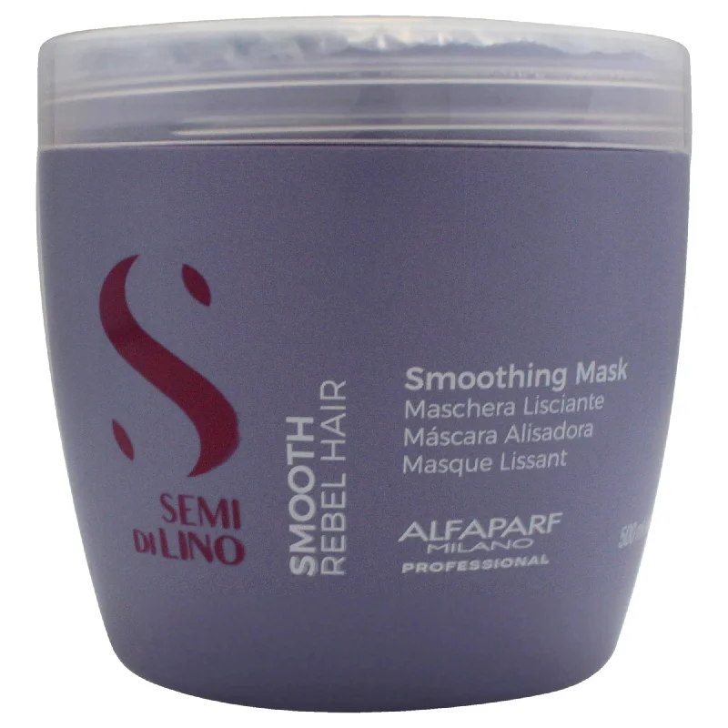 tips for reducing frizz in fine hair -Alfaparf Milano Semi Di Lino Smooth Smoothing Mask by Alfaparf Milano for Unisex - 16.9 oz Masque