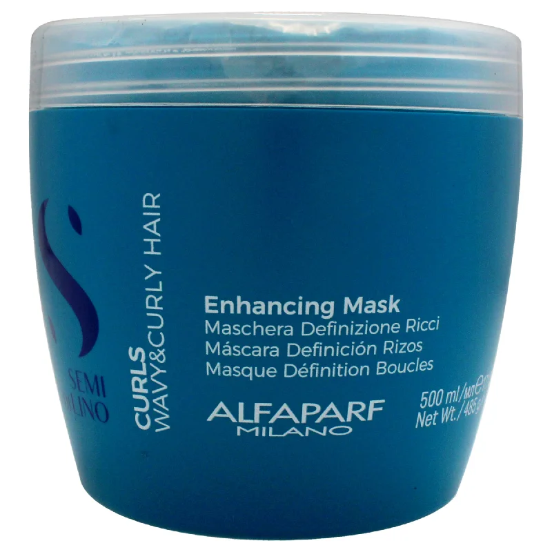 how to add volume to fine, limp hair naturally -Alfaparf Milano Semi Di Lino Curls Enhancing Mask by Alfaparf Milano for Unisex - 16.9 oz Masque