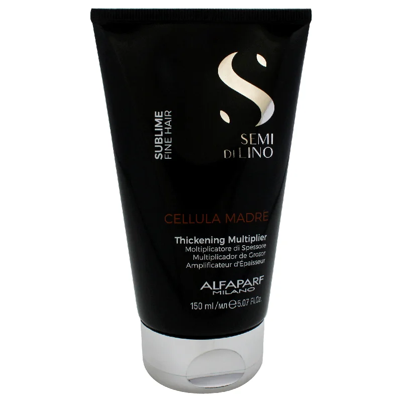 how to stop hair from breaking during brushing -Alfaparf Milano Semi Di Lino Sublime Cellula Madre Thickening Multiplier by Alfaparf Milano for Unisex - 5.07 oz Treatment