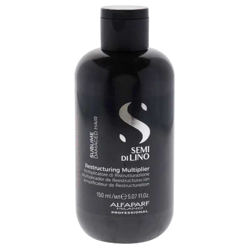 best hydrating conditioners for thick, curly hair -Alfaparf Milano Semi Di Lino Sublime Cellula Madre Restructuring Multiplier by Alfaparf Milano for Unisex - 5.07 oz Treatment