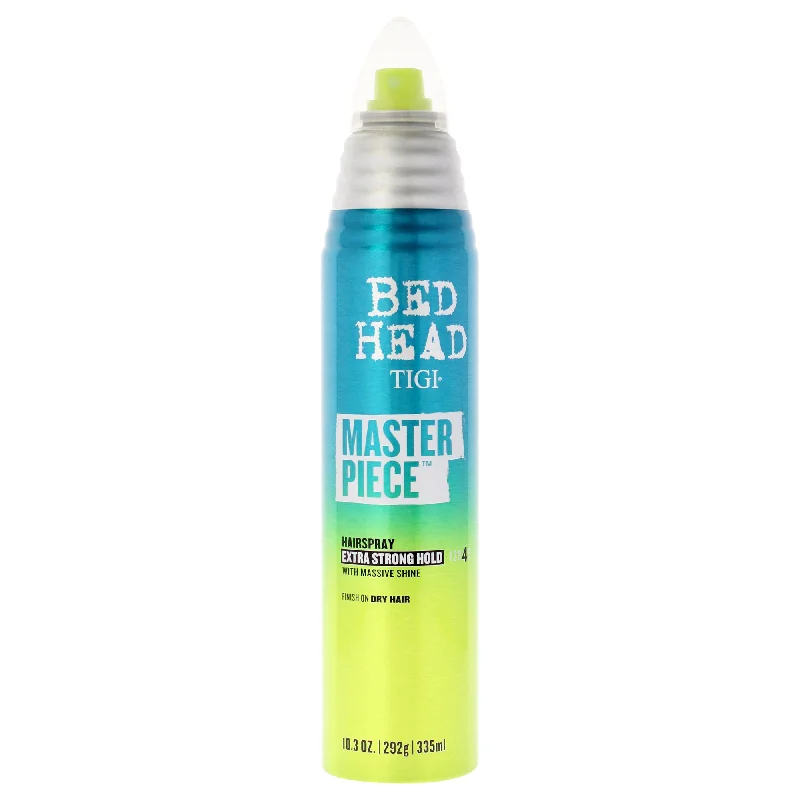 best hair care products for managing hair volume -Tigi Bed Head Remix Master Piece Extra Strong Hold Hairspray by TIGI for Unisex - 10.3 oz Hair Spray