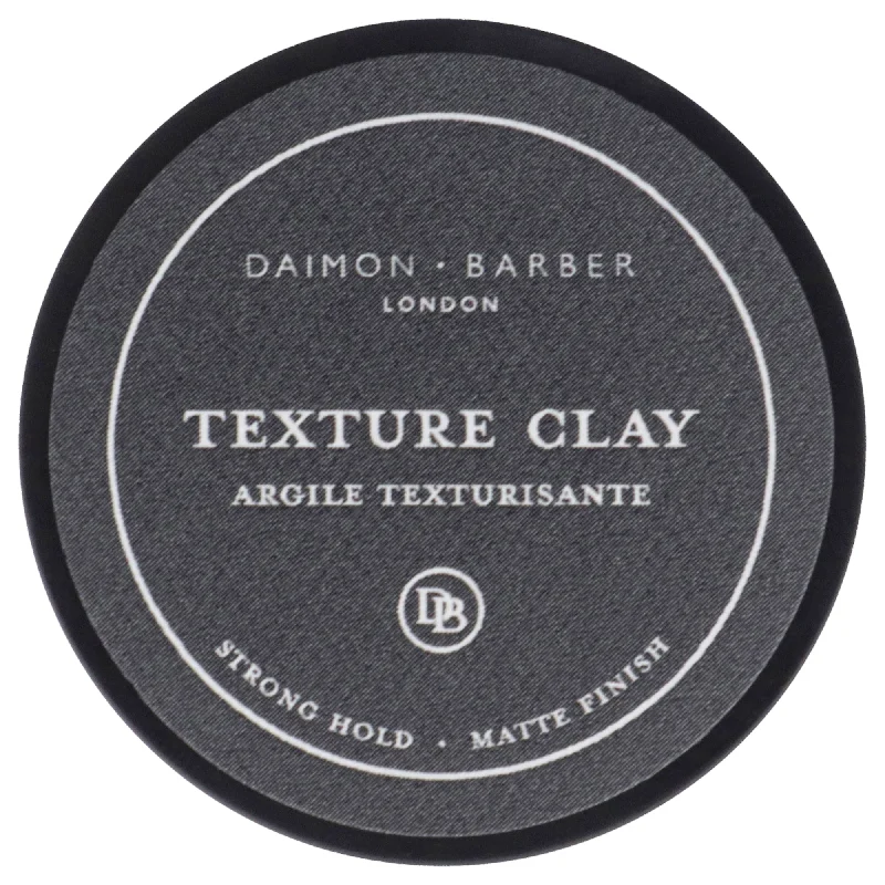 nourishing oils for enhancing hair strength -Daimon Barber Texture Clay by Daimon Barber for Men - 0.35 oz Clay